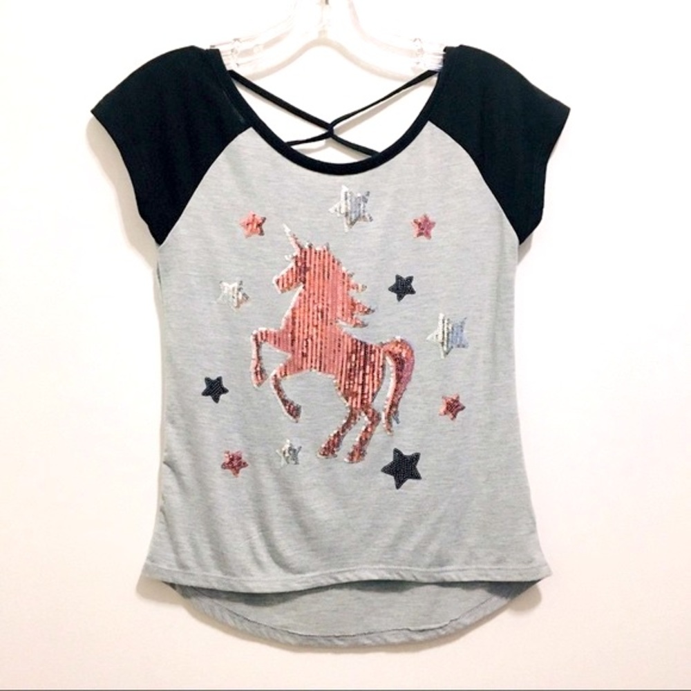 Beautees Girls Short Sleeves Top